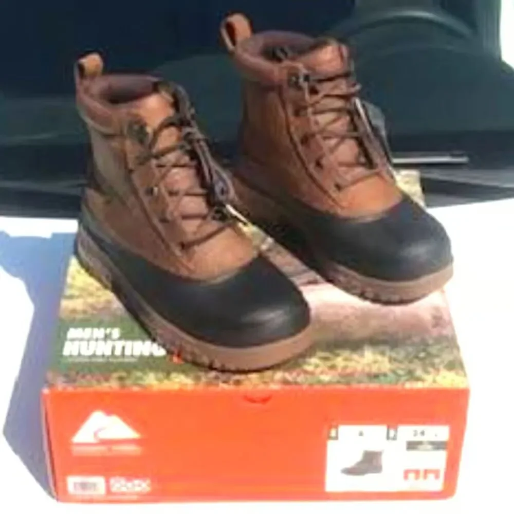 Size: 6 Prairie Duck Waterproof Leather Boots . Ozark Trail . New in Box